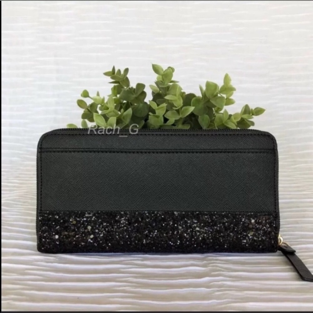 Kate Spade Greta Court Neda Glitter Wallet - Picture 2 of 4